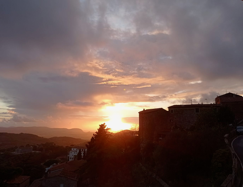 panorama da bb Campiglia Marittima